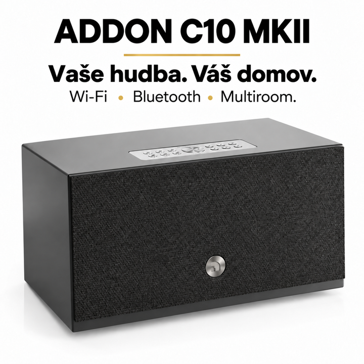 Audio Pro Addon C10 MKII – 80W Wi-Fi reproduktor s AirPlay 2, Google Cast a Bluetooth