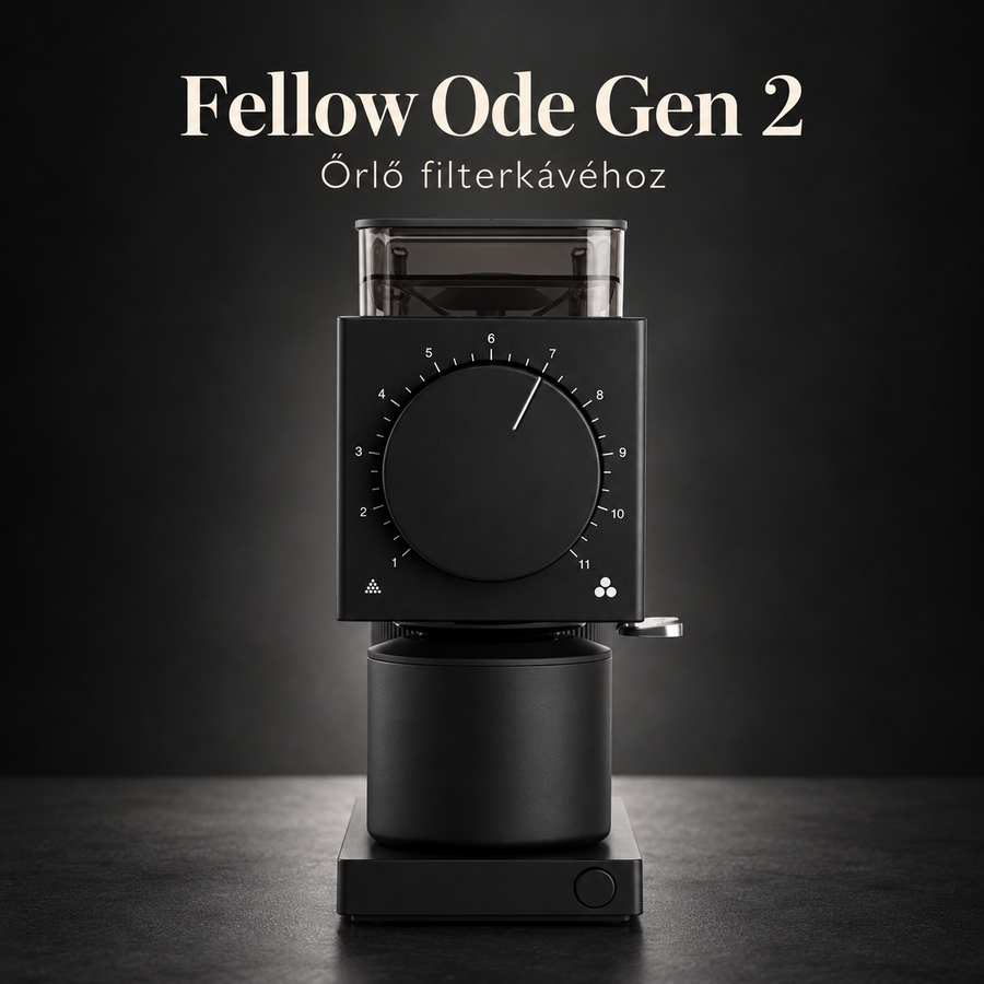 Fellow Ode Gen 2 – Filterkávé-őrlő 64 mm-es síktárcsákkal és 31 őrlési fokozattal