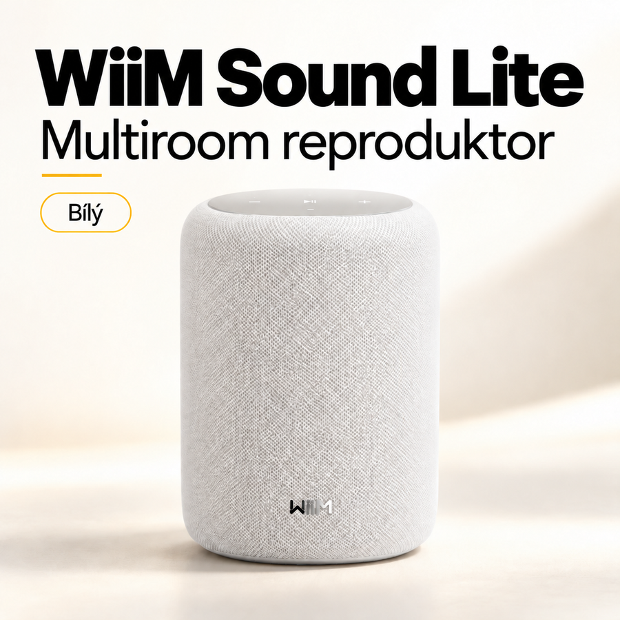 WiiM Sound Lite – Wi-Fi a Bluetooth reproduktor s multiroom