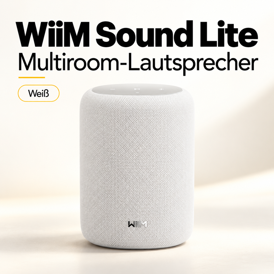 WiiM Sound Lite – WLAN-Lautsprecher mit Bluetooth und Multiroom