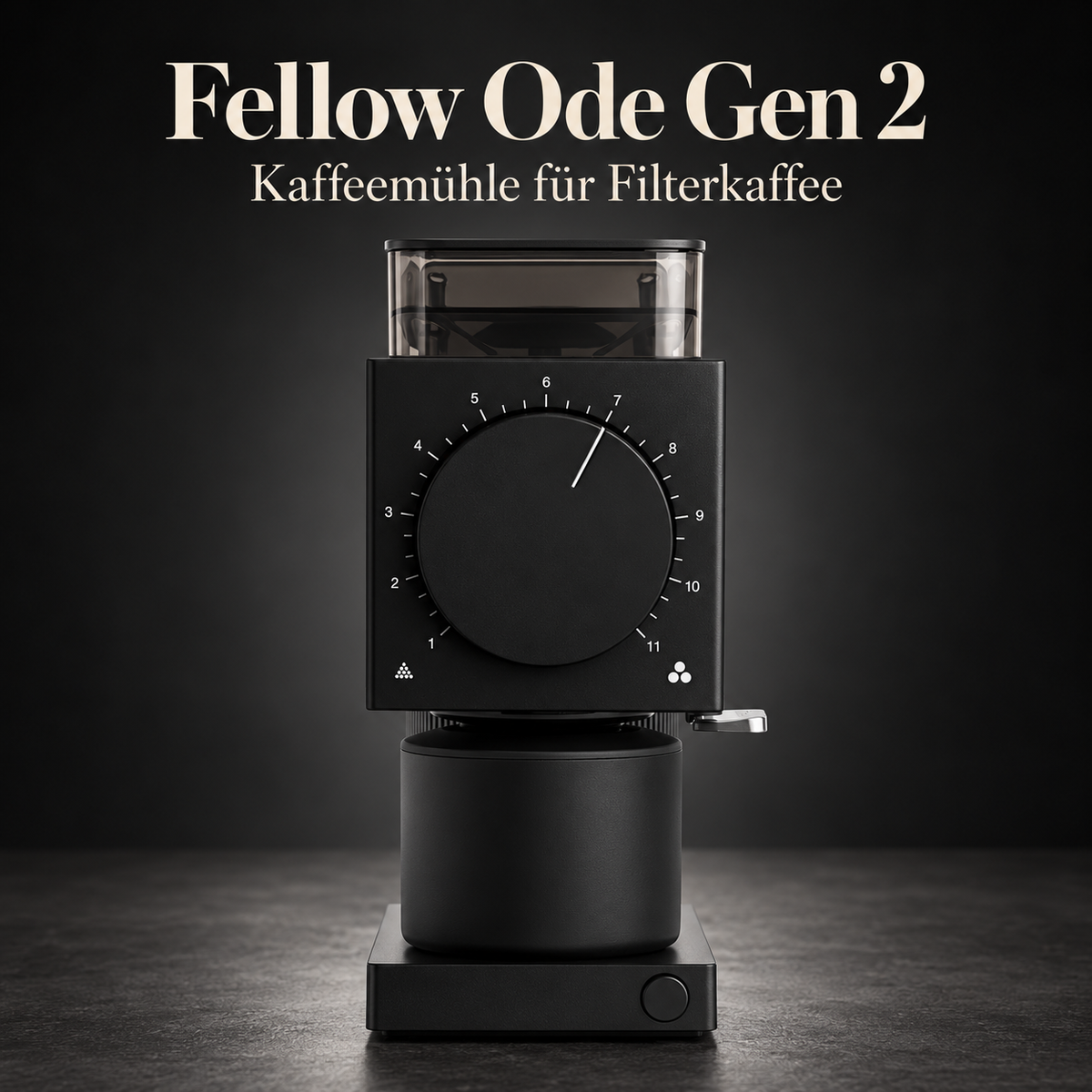 Fellow Ode Gen 2 – Kaffeemühle für Filterkaffee mit 64-mm-Mahlscheiben und 31 Mahlstufen