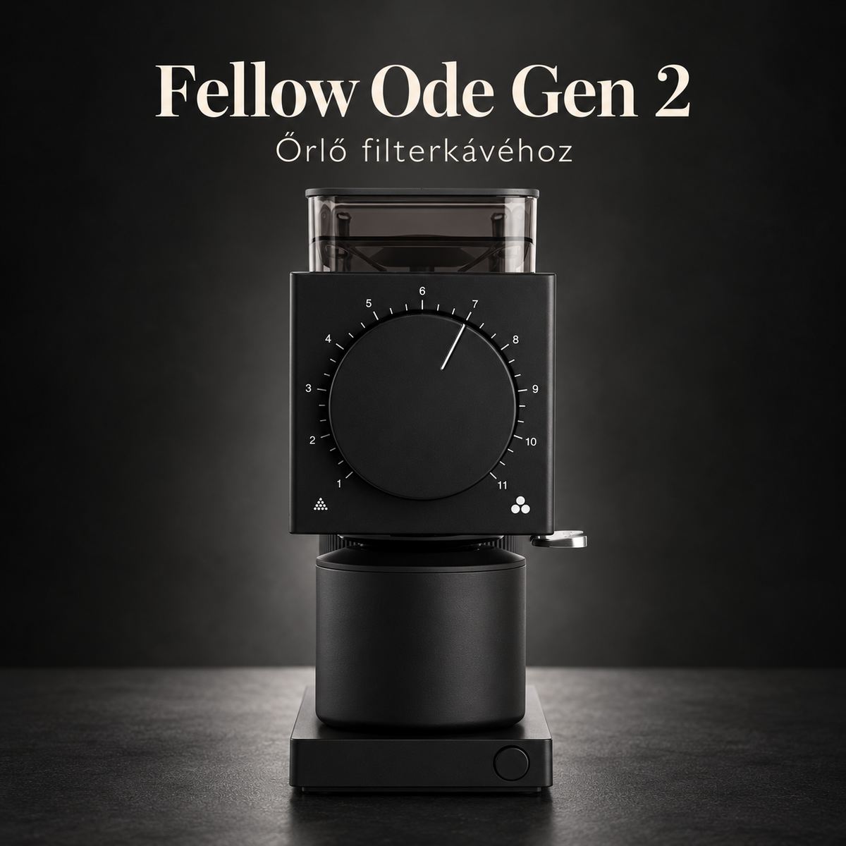 Fellow Ode Gen 2 – Filterkávé-őrlő 64 mm-es síktárcsákkal és 31 őrlési fokozattal