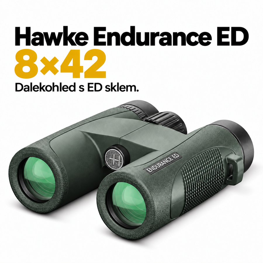 Hawke Endurance ED 8×42 – Binokulární dalekohled s ED sklem