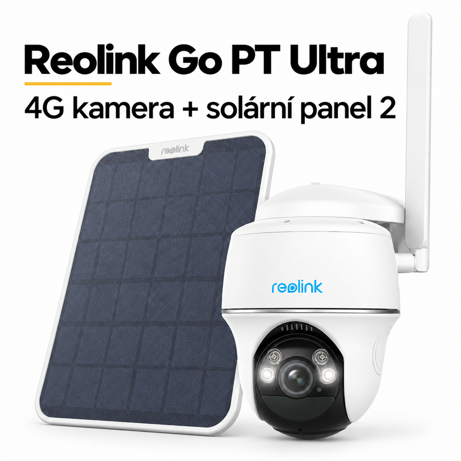 Reolink Go PT Ultra – 4G bezpečnostní kamera se solárním panelem 2