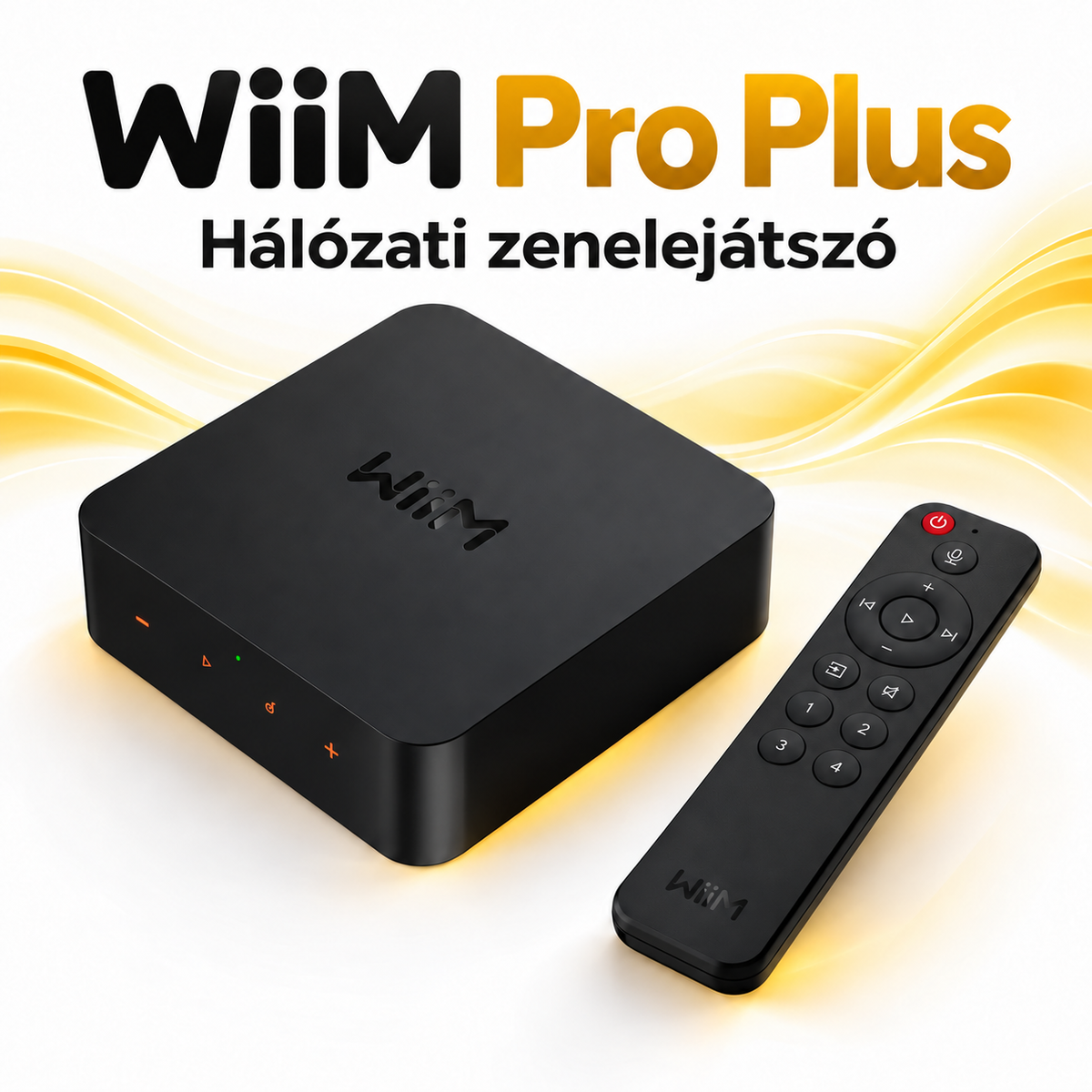 WiiM Pro Plus – hálózati zenelejátszó Hi-Res DAC-kal és multiroom funkcióval