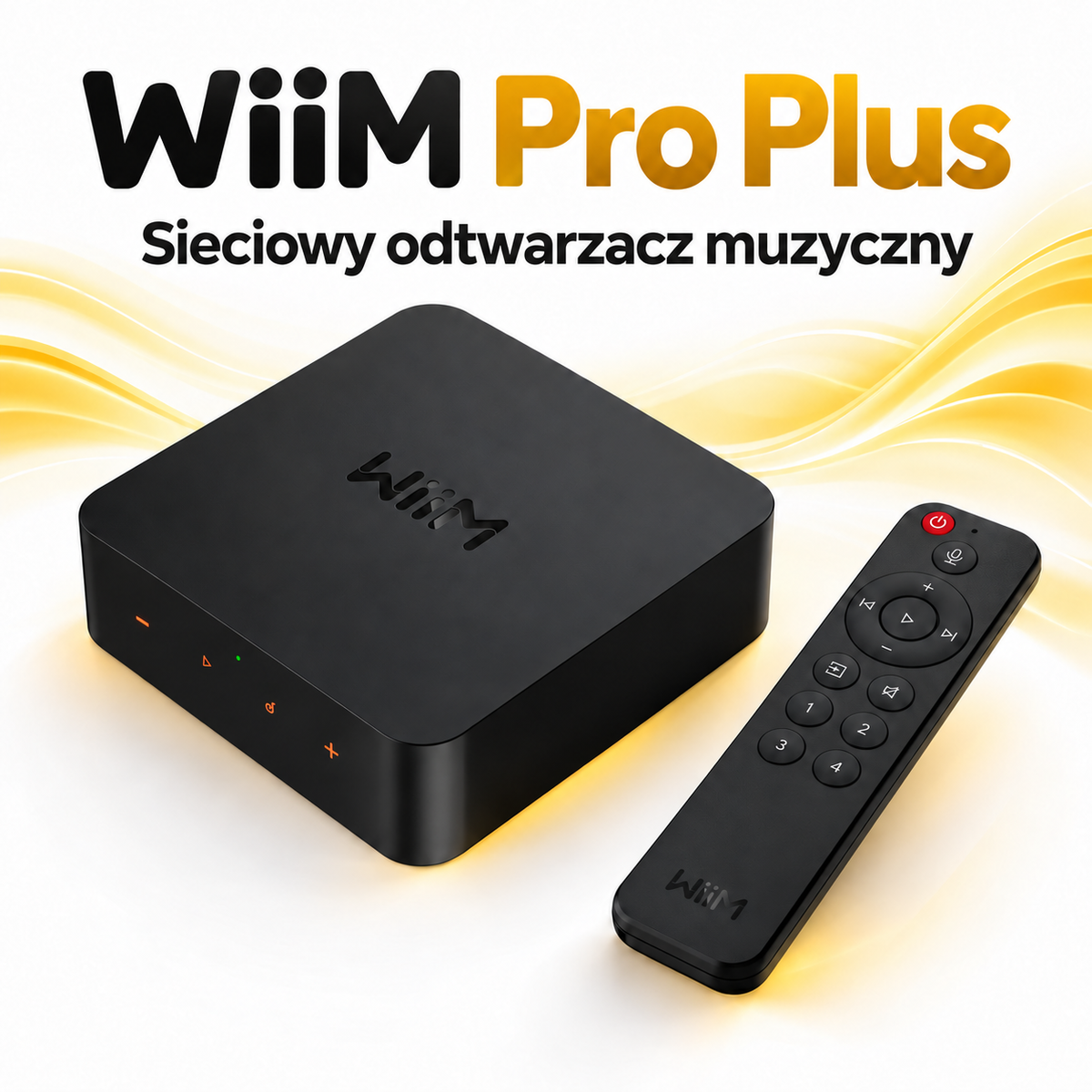 WiiM Pro Plus – sieciowy streamer audio z DAC Hi-Res i multiroom