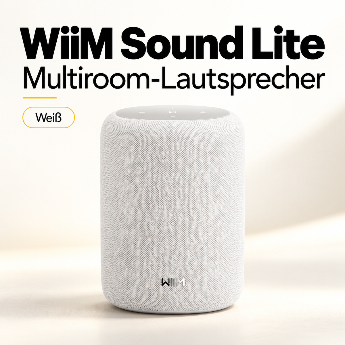 WiiM Sound Lite – WLAN-Lautsprecher mit Bluetooth und Multiroom