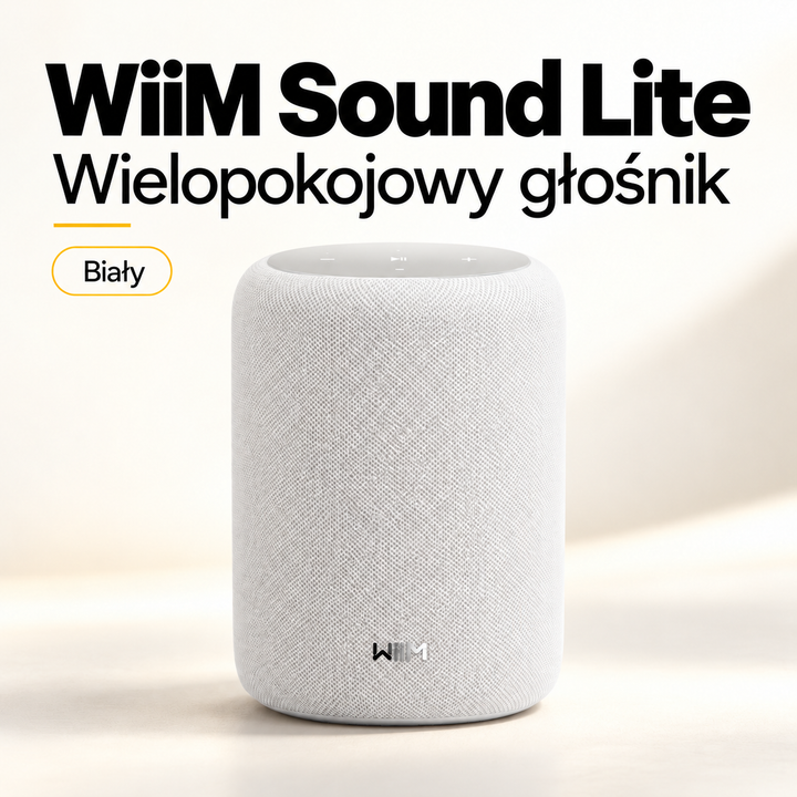 WiiM Sound Lite – głośnik Wi-Fi i Bluetooth z multiroom