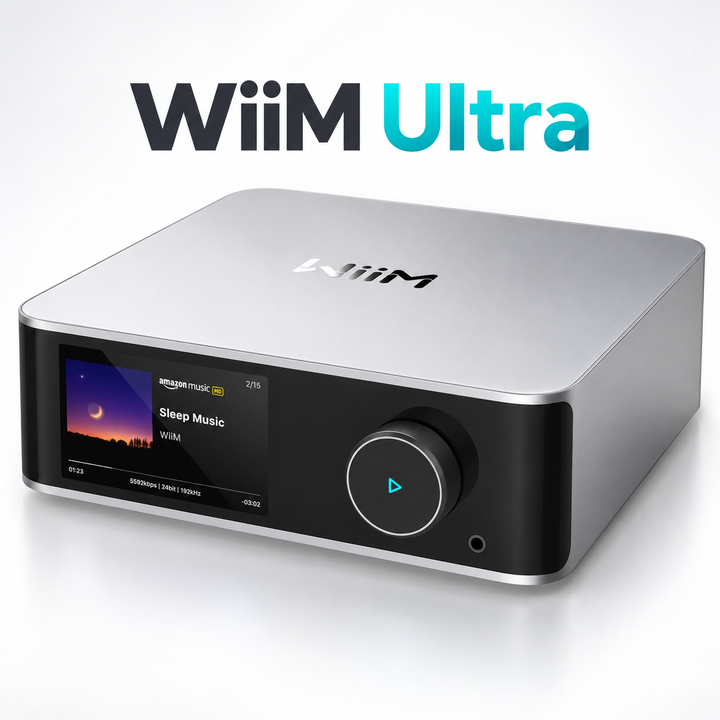 WiiM Ultra – streamer audio Hi-Res z DAC ESS SABRE, HDMI ARC i ekranem dotykowym 3,5″