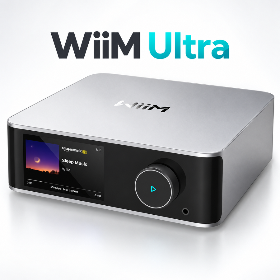WiiM Ultra – Hi-Res-Musik-Streamer mit ESS SABRE DAC, HDMI ARC und 3,5-Zoll-Touchscreen