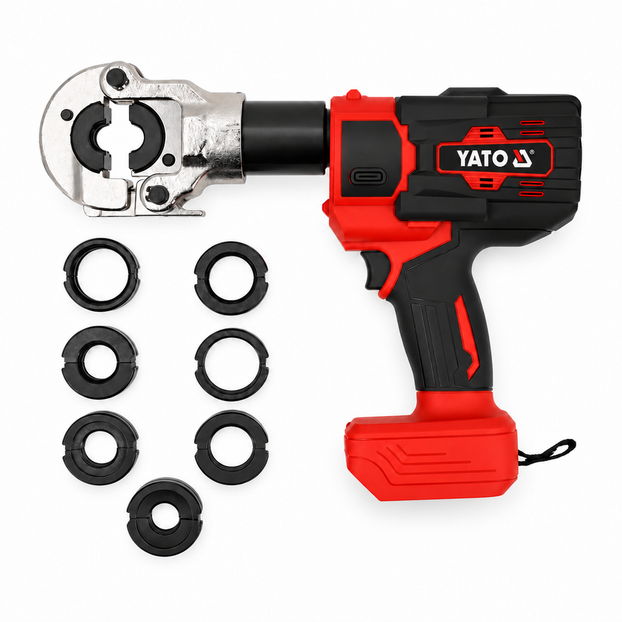 YATO YT-21733 – 18 V-os hidraulikus csőprés U és TH profilokhoz