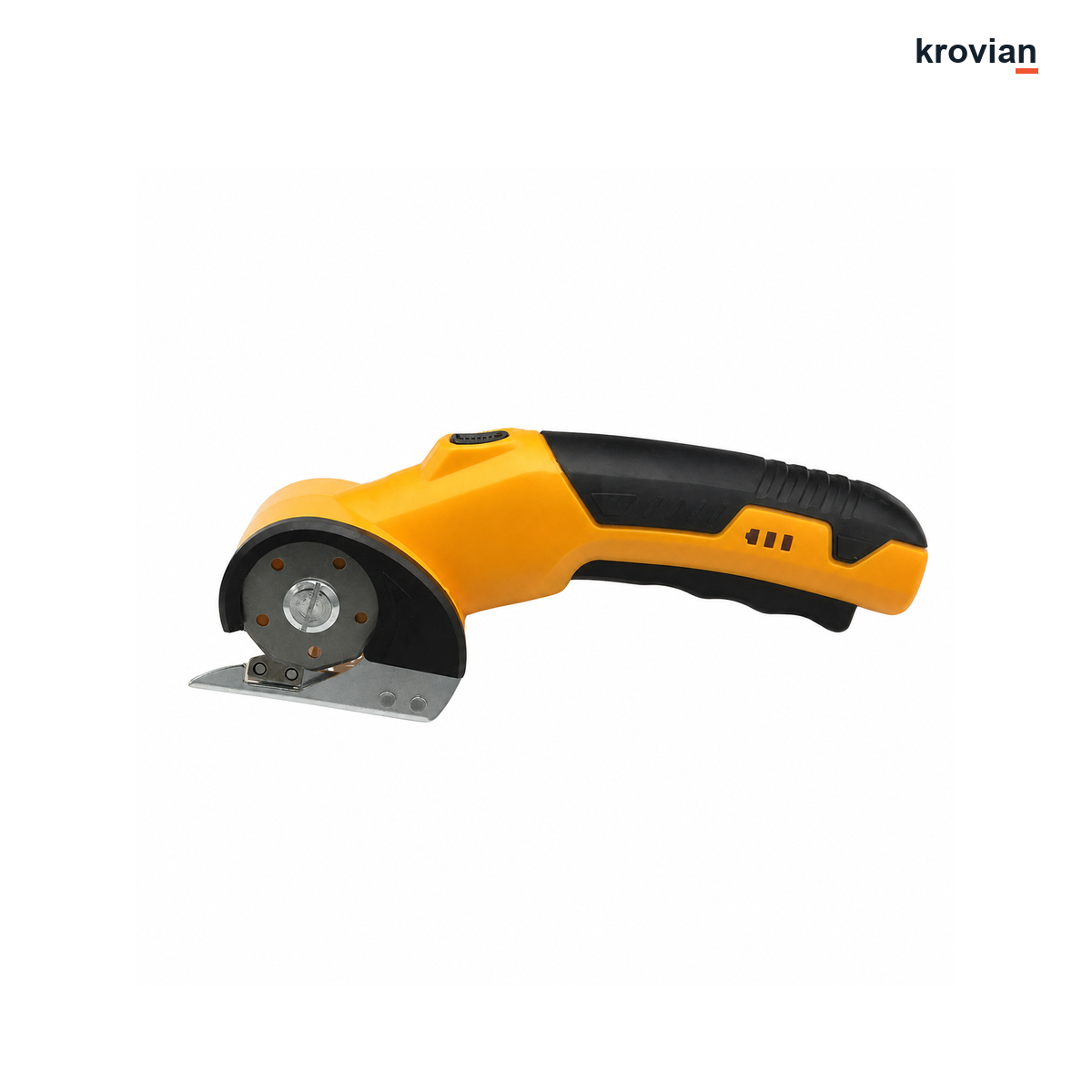 KROVIAN 4.2V Cordless Electric Scissors – Rechargeable Rotary Cutter for Fabric & Cardboard