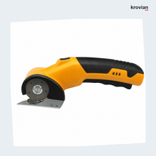 KROVIAN 4.2V Cordless Electric Scissors – Rechargeable Rotary Cutter for Fabric & Cardboard